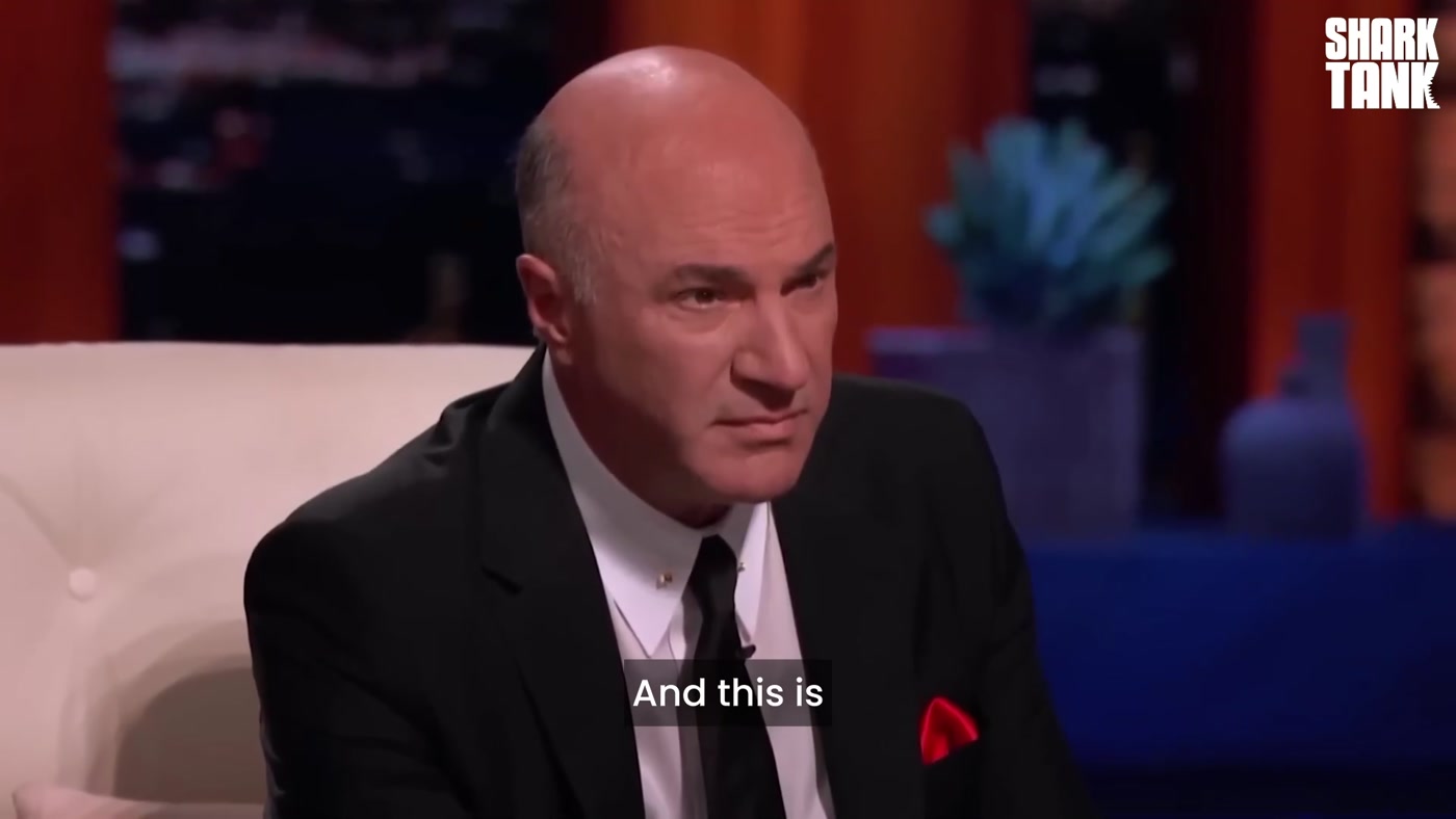 Mr. Wonderful (Kevin O'Leary) reacting during a pitch